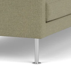 Unit10 L42 Firhøj - 2,5 pers. sofa - Stål - Green (58)- 2,5 Personers Sofa
