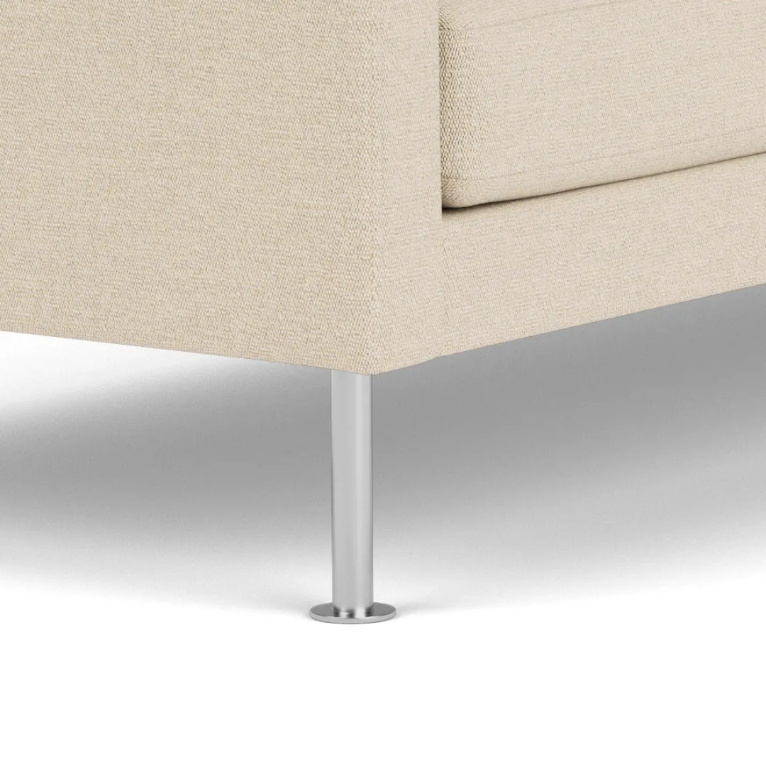 Unit10 L42 Firhøj - 3 pers. sofa - Stål - Beige (90)- 3 Personers Sofa