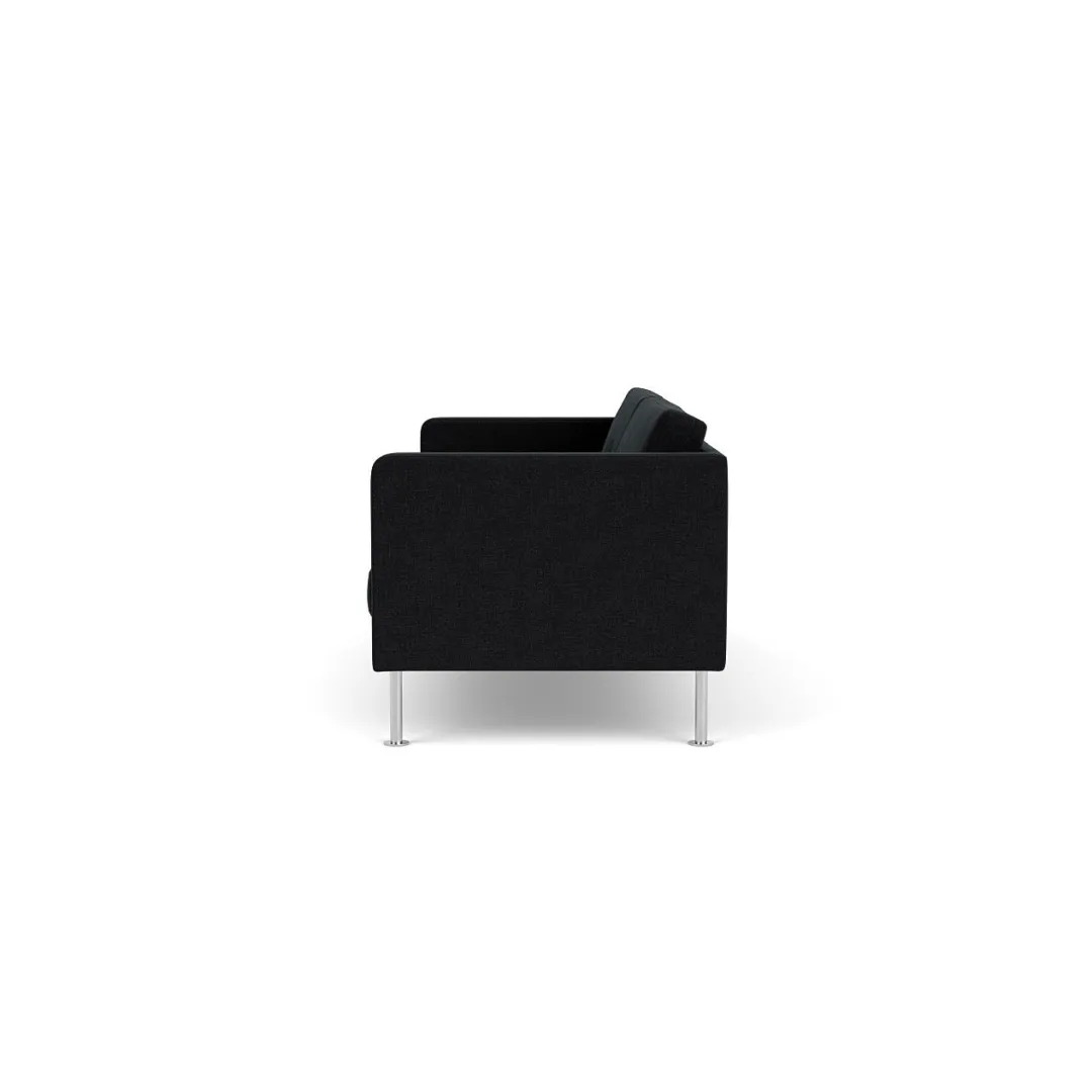 Unit10 L42 Firhøj - 2,5 pers. sofa - Stål - Dark Grey(28)- 2,5 Personers Sofa