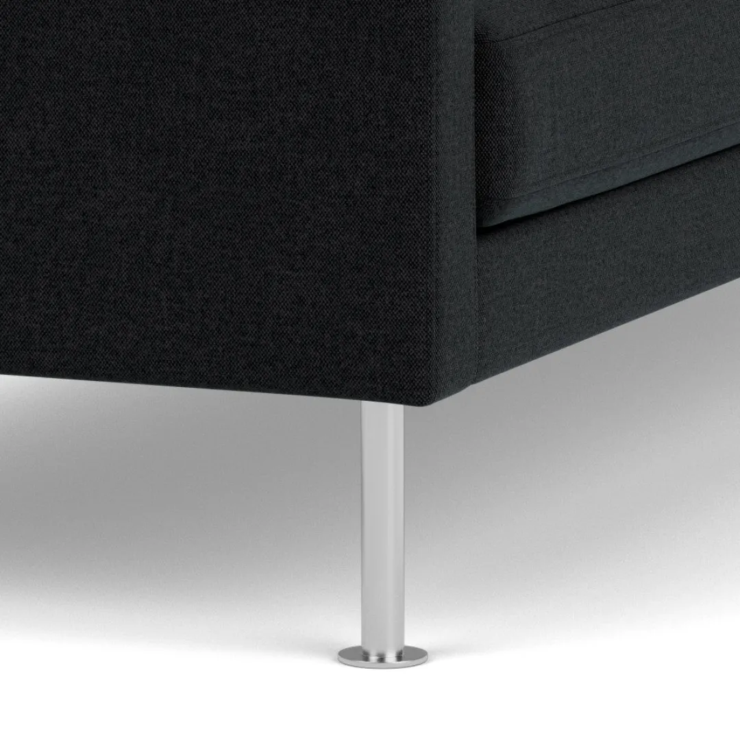Unit10 L42 Firhøj - 2,5 pers. sofa - Stål - Dark Grey(28)- 2,5 Personers Sofa