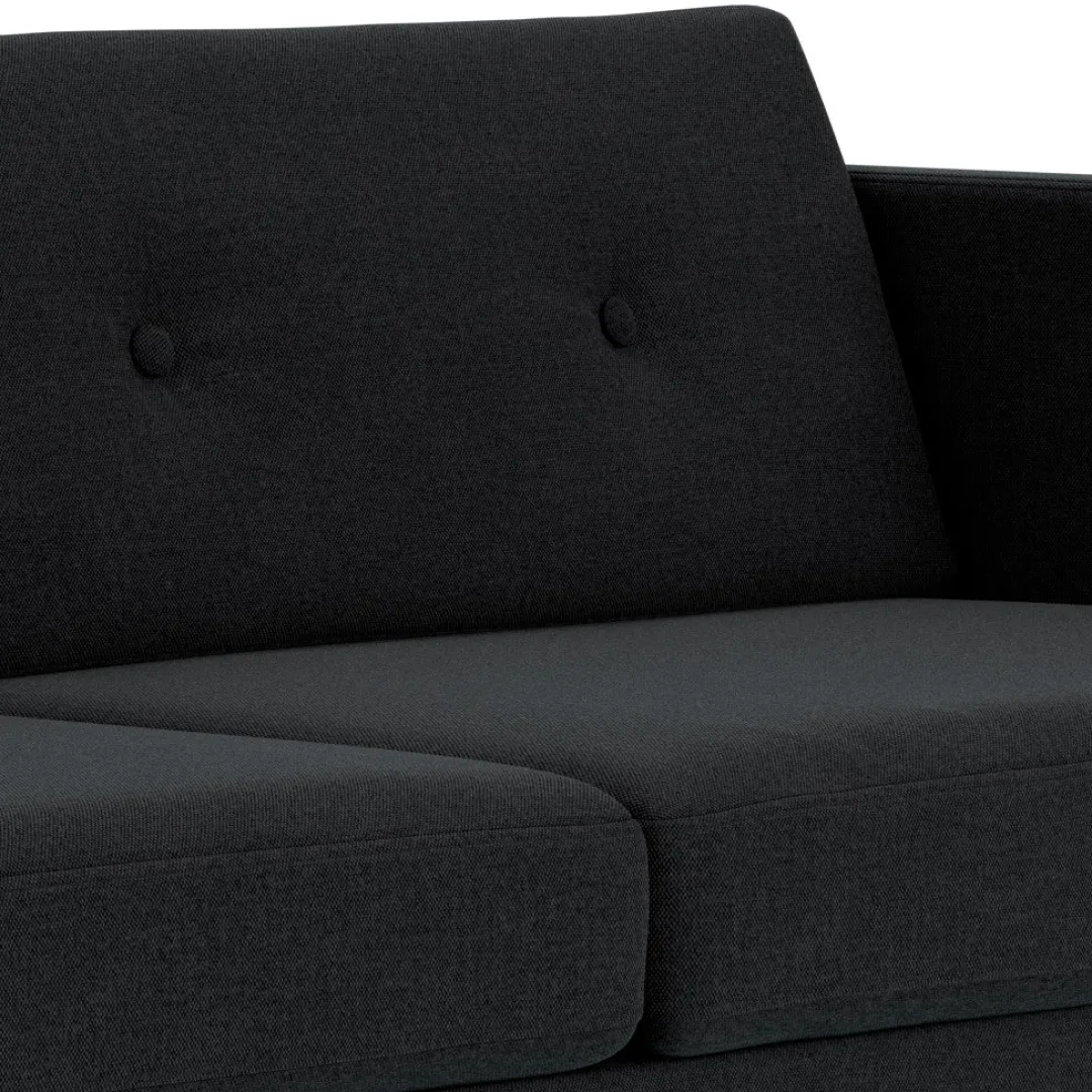 Unit10 L42 Firhøj - 2,5 pers. sofa - Stål - Dark Grey(28)- 2,5 Personers Sofa