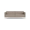 Unit10 L42 Firhøj - 3 pers. sofa - Stål - Stone (181)- 3 Personers Sofa