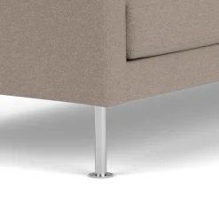Unit10 L42 Firhøj - 3 pers. sofa - Stål - Stone (181)- 3 Personers Sofa