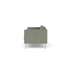 Unit10 L42 Firhøj - 2,5 pers. sofa - Stål - Green-Melange- 2,5 Personers Sofa