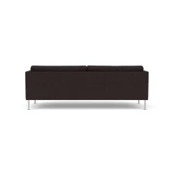 Unit10 L42 Firhøj - 3 pers. sofa - Stål - Black-Brown- 3 Personers Sofa
