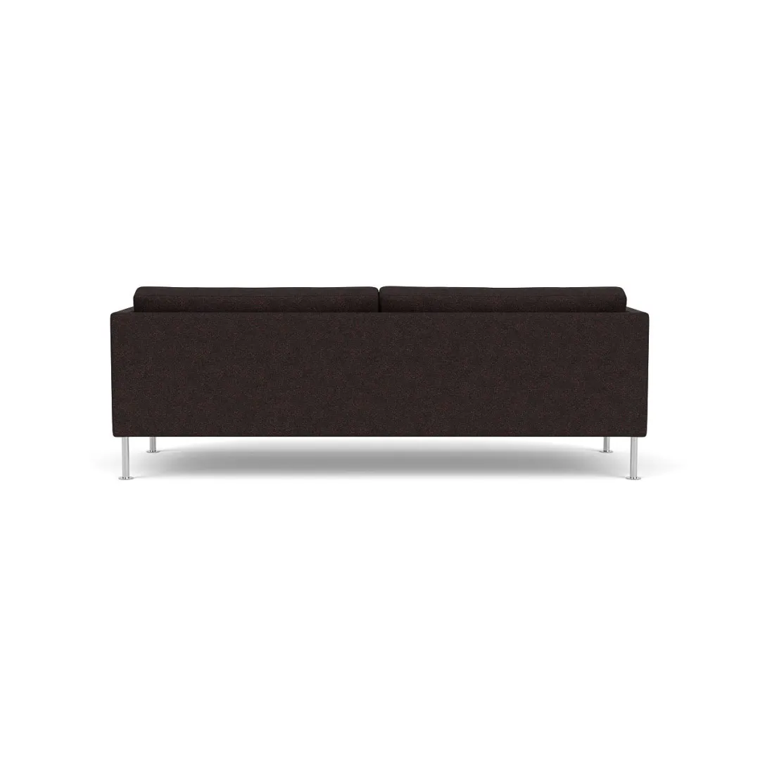 Unit10 L42 Firhøj - 3 pers. sofa - Stål - Black-Brown- 3 Personers Sofa