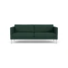 Unit10 L42 Firhøj - 2,5 pers. sofa - Stål - Green (32)- 2,5 Personers Sofa