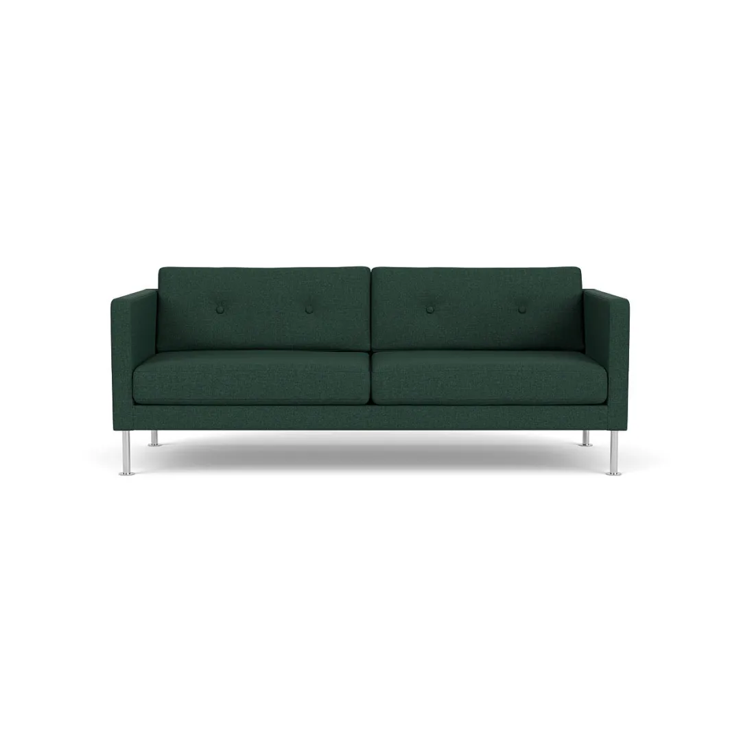 Unit10 L42 Firhøj - 2,5 pers. sofa - Stål - Green (32)- 2,5 Personers Sofa