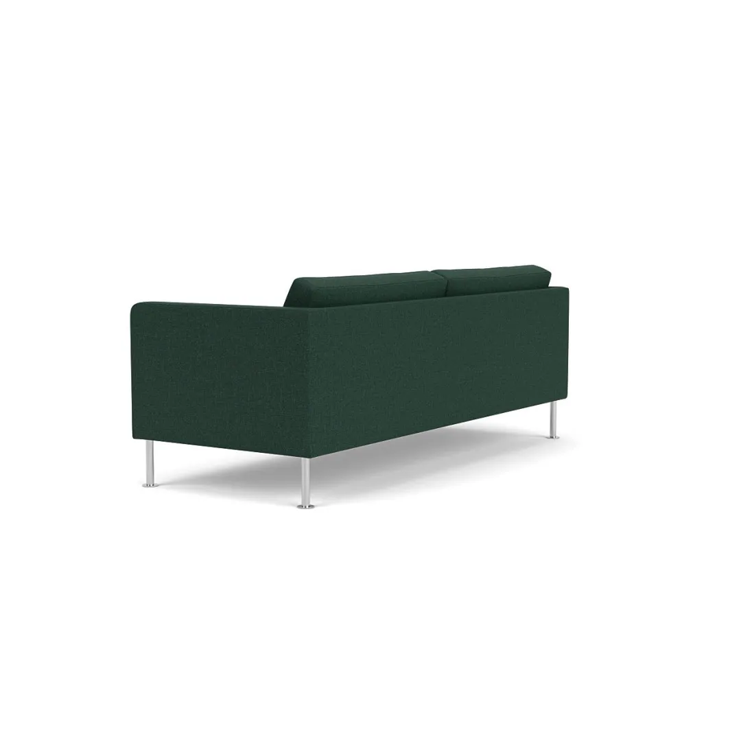 Unit10 L42 Firhøj - 2,5 pers. sofa - Stål - Green (32)- 2,5 Personers Sofa