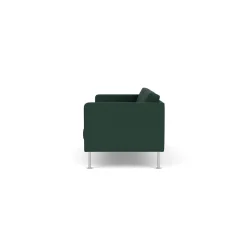 Unit10 L42 Firhøj - 2,5 pers. sofa - Stål - Green (32)- 2,5 Personers Sofa