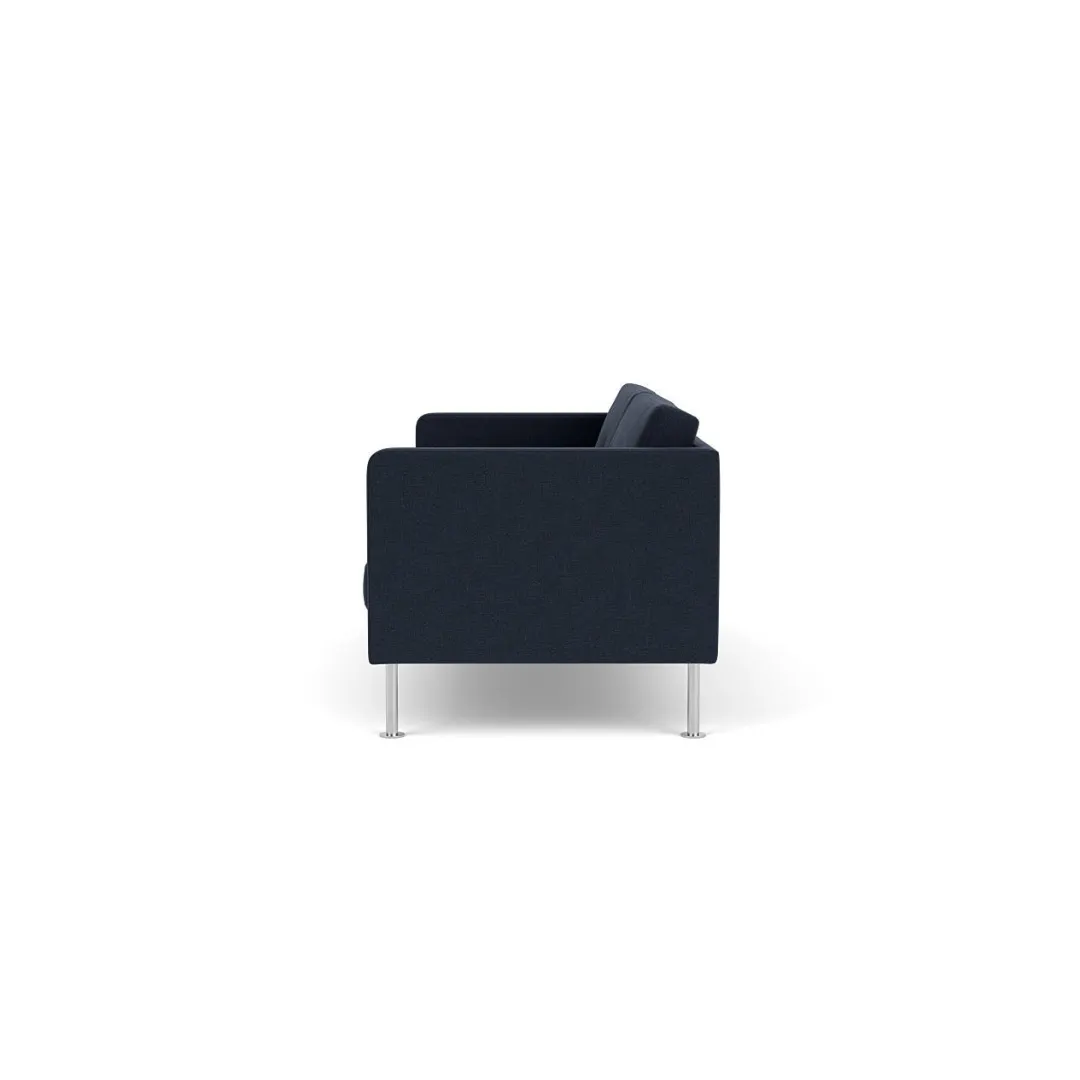 Unit10 L42 Firhøj - 2,5 pers. sofa - Stål - Dark Blue(36)- 2,5 Personers Sofa