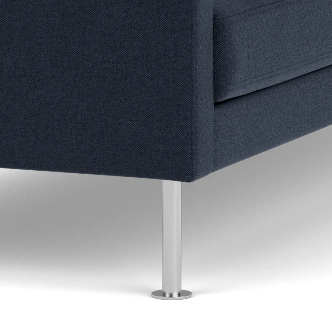 Unit10 L42 Firhøj - 2,5 pers. sofa - Stål - Dark Blue(36)- 2,5 Personers Sofa