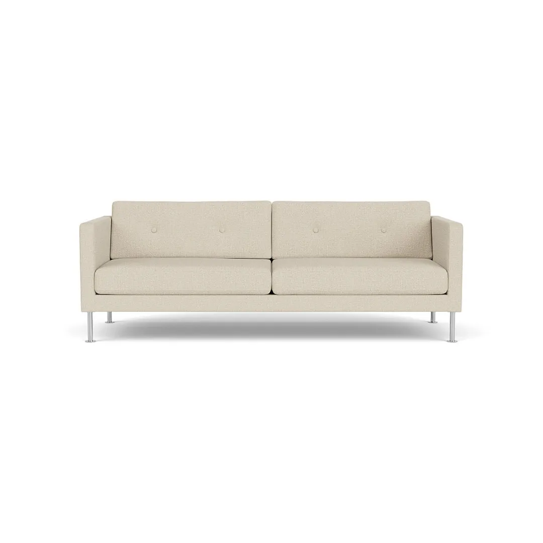 Unit10 L42 Firhøj - 3 pers. sofa - Stål - Beige (00)- 3 Personers Sofa