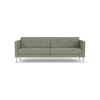 Unit10 L42 Firhøj - 3 pers. sofa - Stål - Green-Melange- 3 Personers Sofa