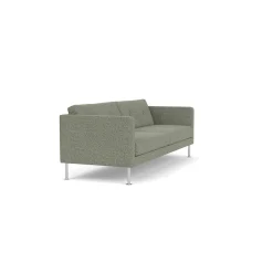 Unit10 L42 Firhøj - 3 pers. sofa - Stål - Green-Melange- 3 Personers Sofa