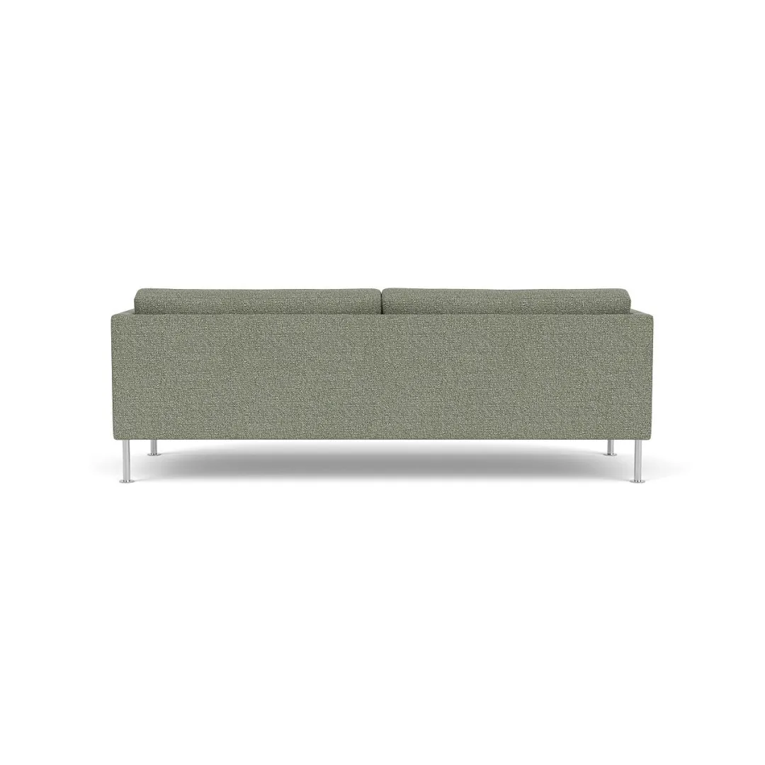 Unit10 L42 Firhøj - 3 pers. sofa - Stål - Green-Melange- 3 Personers Sofa
