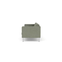 Unit10 L42 Firhøj - 3 pers. sofa - Stål - Green-Melange- 3 Personers Sofa