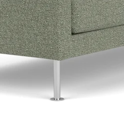 Unit10 L42 Firhøj - 3 pers. sofa - Stål - Green-Melange- 3 Personers Sofa