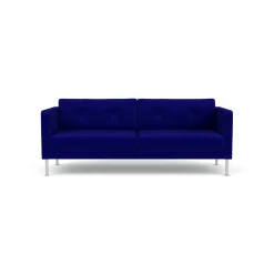 Unit10 L42 Firhøj - 2,5 pers. sofa - Stål - Blue (43)- 2,5 Personers Sofa