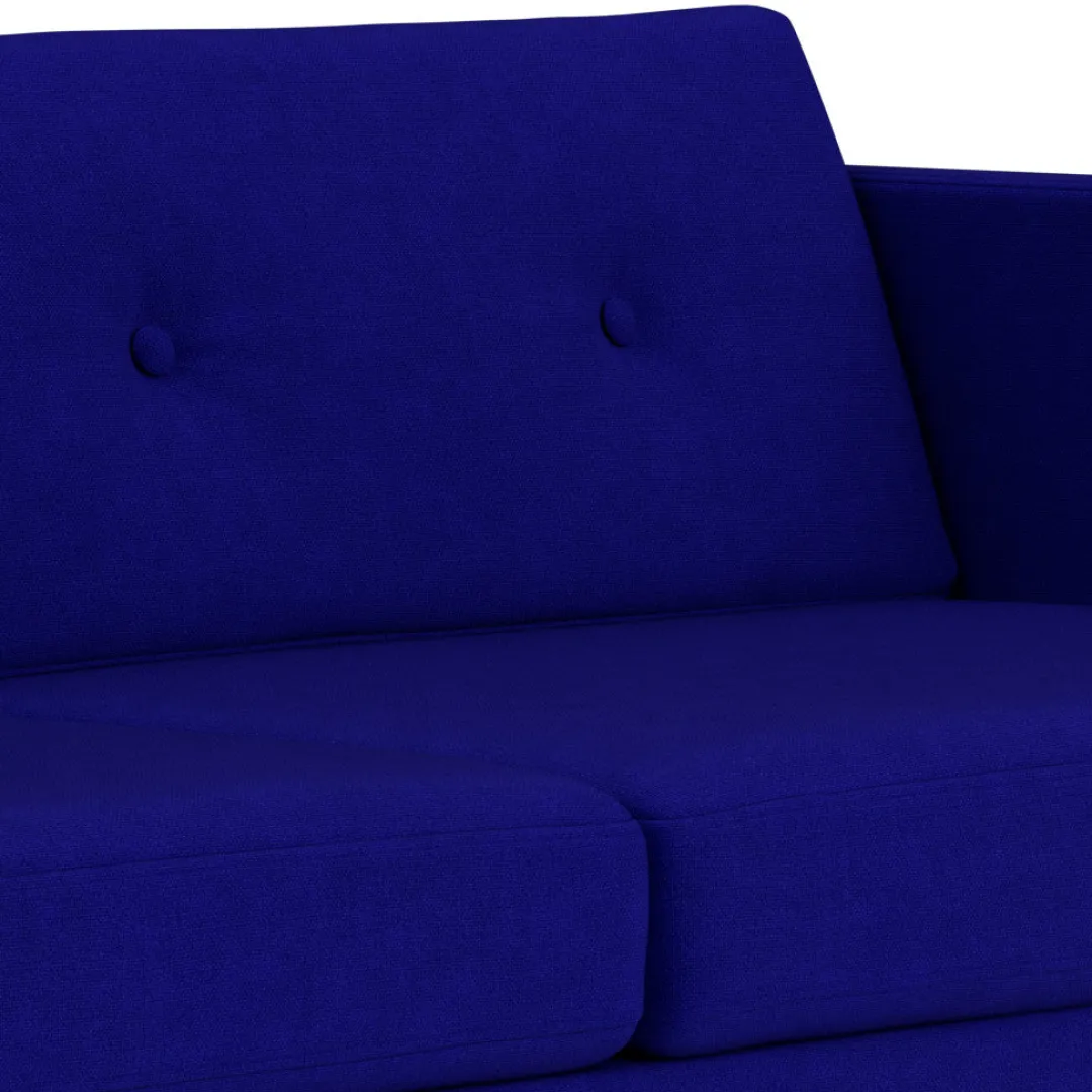 Unit10 L42 Firhøj - 2,5 pers. sofa - Stål - Blue (43)- 2,5 Personers Sofa