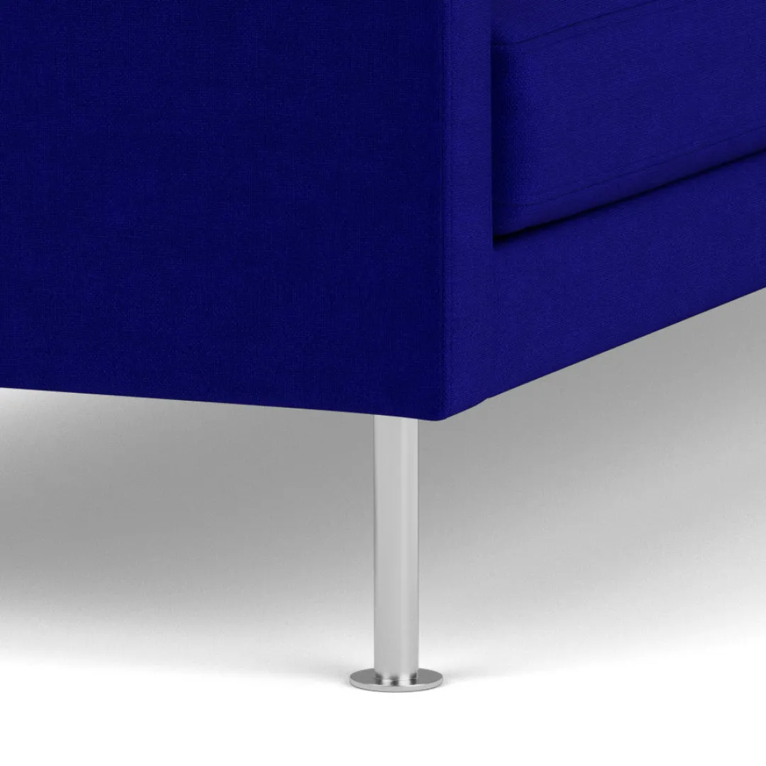 Unit10 L42 Firhøj - 2,5 pers. sofa - Stål - Blue (43)- 2,5 Personers Sofa