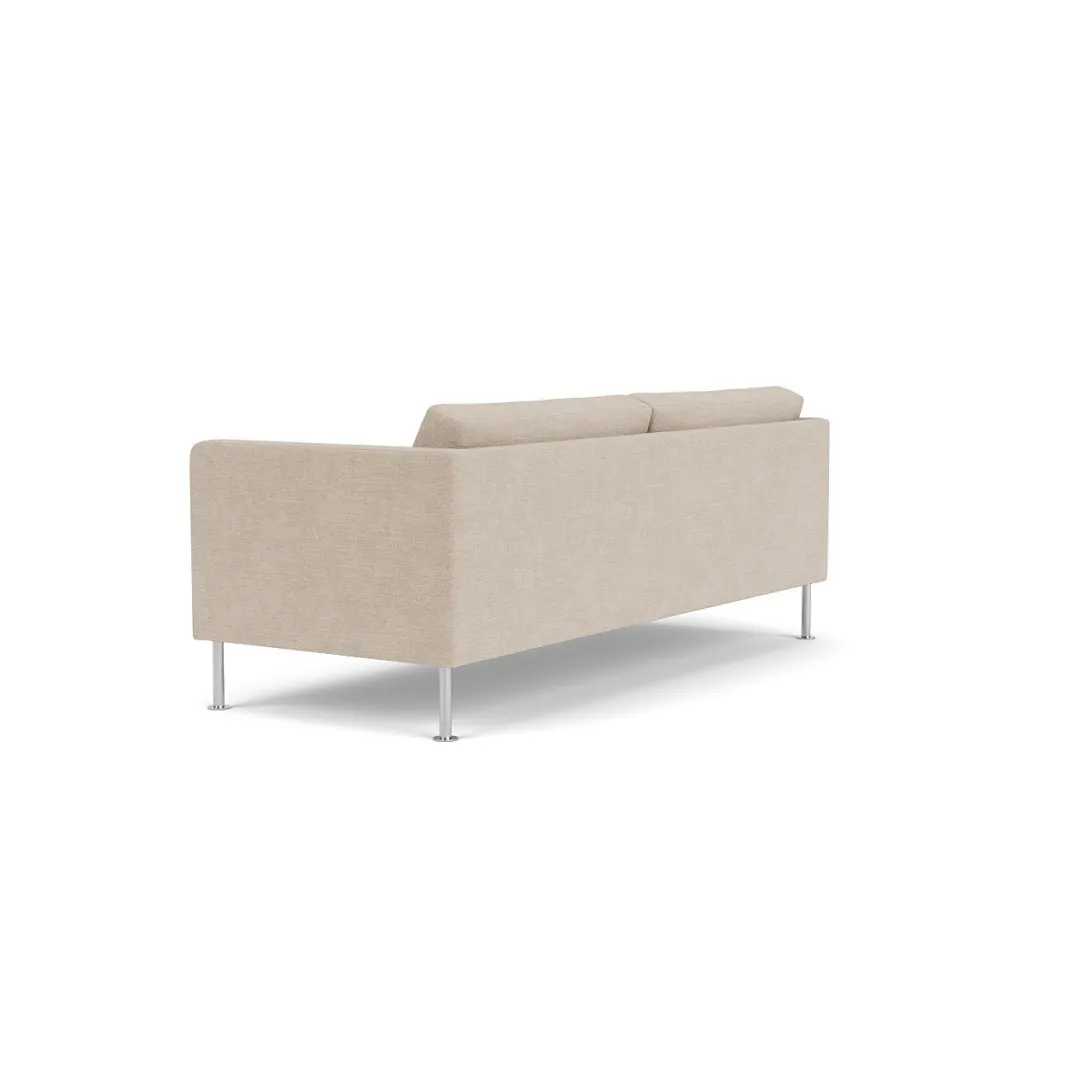 Unit10 L42 Firhøj - 2,5 pers. sofa - Stål - Beige (213)- 2,5 Personers Sofa