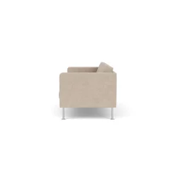 Unit10 L42 Firhøj - 2,5 pers. sofa - Stål - Beige (213)- 2,5 Personers Sofa