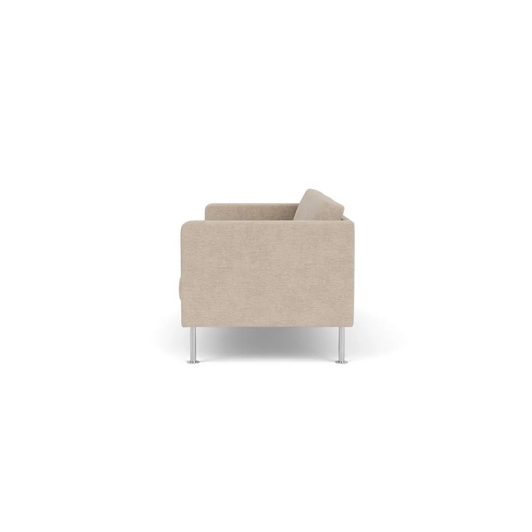 Unit10 L42 Firhøj - 2,5 pers. sofa - Stål - Beige (213)- 2,5 Personers Sofa