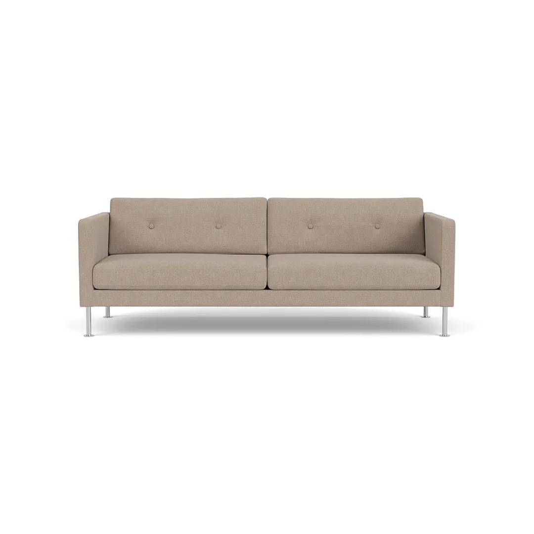 Unit10 L42 Firhøj - 3 pers. sofa - Stål - Beige (61)- 3 Personers Sofa