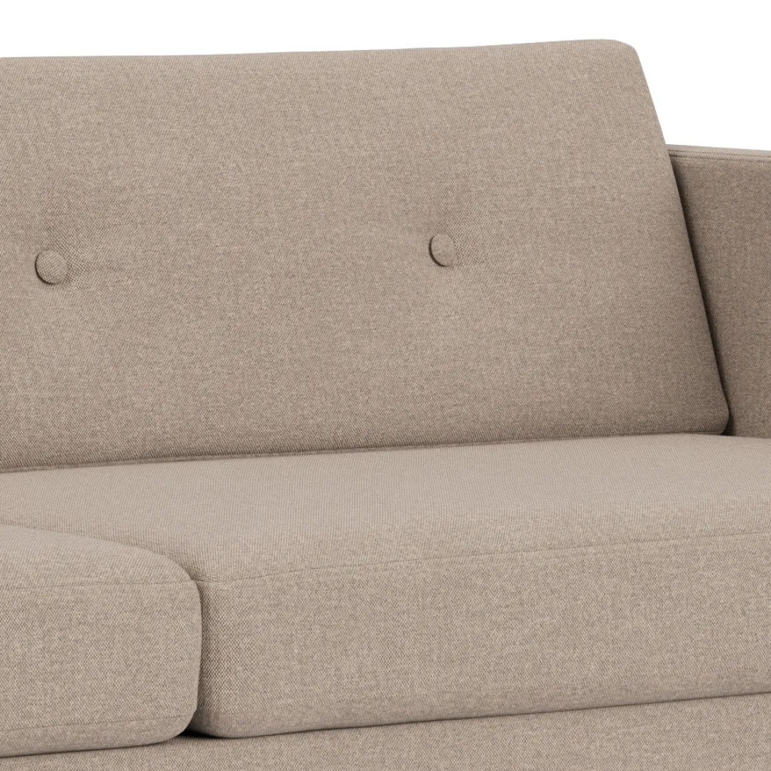 Unit10 L42 Firhøj - 3 pers. sofa - Stål - Beige (61)- 3 Personers Sofa