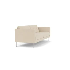 Unit10 L42 Firhøj - 2,5 pers. sofa - Stål - Beige (90)- 2,5 Personers Sofa