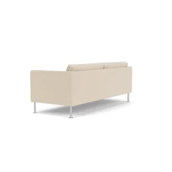 Unit10 L42 Firhøj - 2,5 pers. sofa - Stål - Beige (90)- 2,5 Personers Sofa