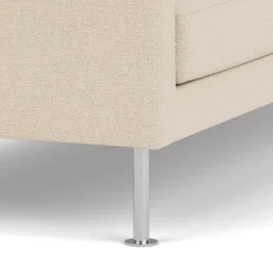 Unit10 L42 Firhøj - 2,5 pers. sofa - Stål - Beige (90)- 2,5 Personers Sofa