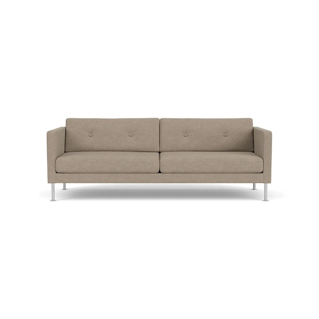 Unit10 L42 Firhøj - 3 pers. sofa - Stål - Light Grey (02)- 3 Personers Sofa