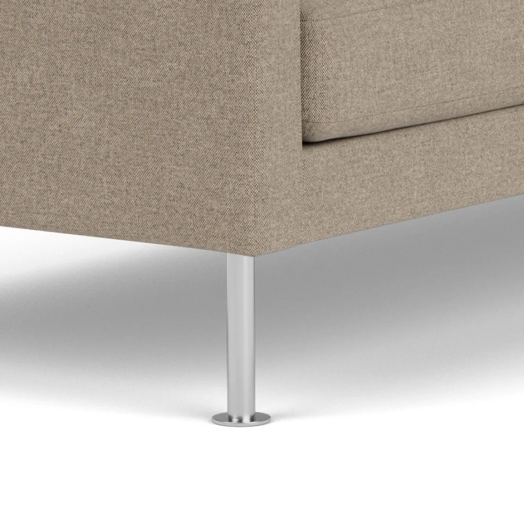 Unit10 L42 Firhøj - 3 pers. sofa - Stål - Light Grey (02)- 3 Personers Sofa