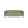 Unit10 L42 Firhøj - 3 pers. sofa - Stål - Green (58)- 3 Personers Sofa