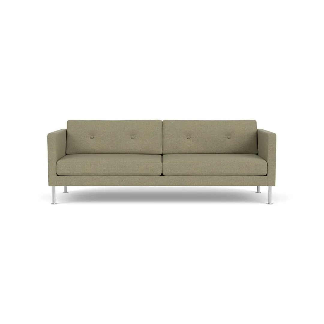 Unit10 L42 Firhøj - 3 pers. sofa - Stål - Green (58)- 3 Personers Sofa