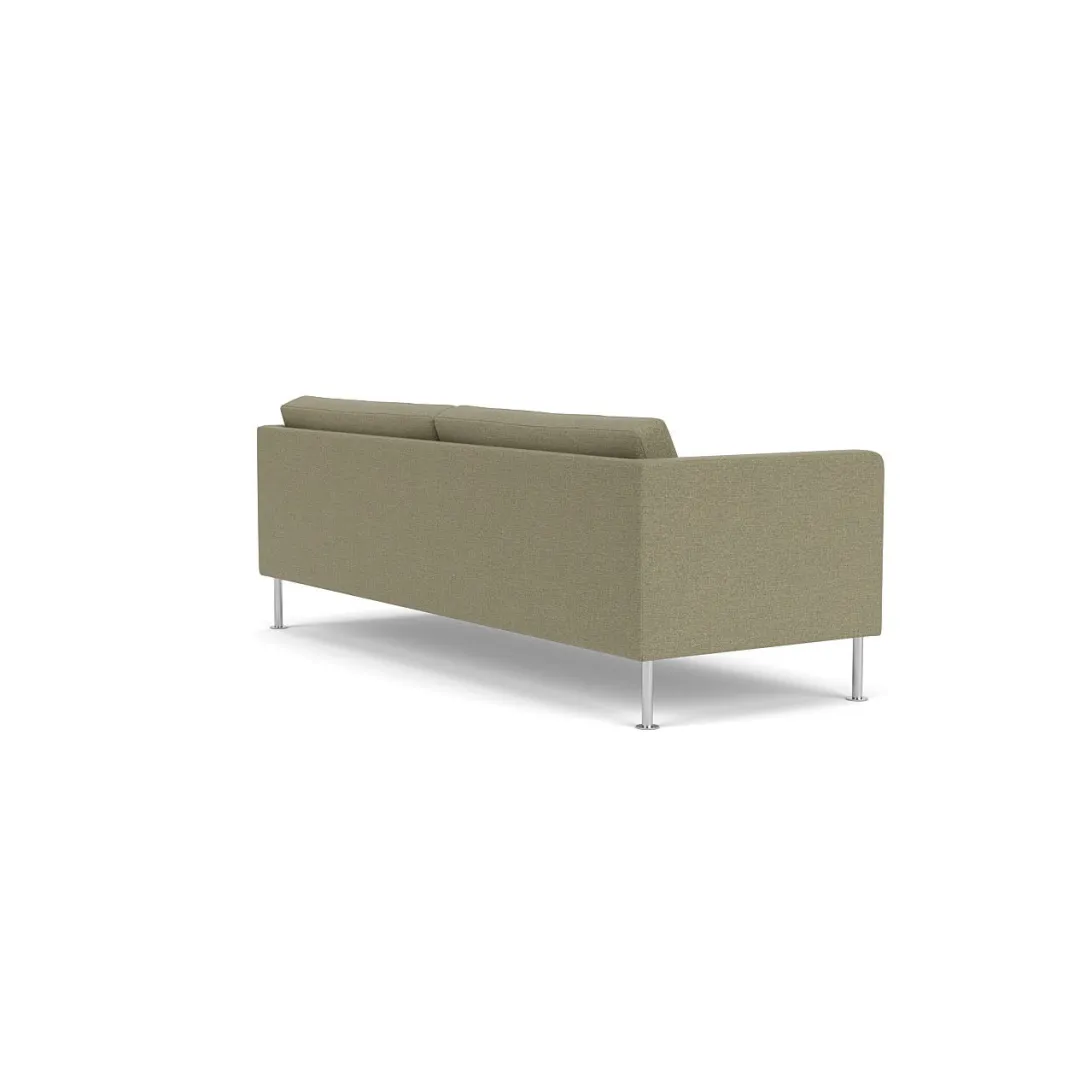 Unit10 L42 Firhøj - 3 pers. sofa - Stål - Green (58)- 3 Personers Sofa