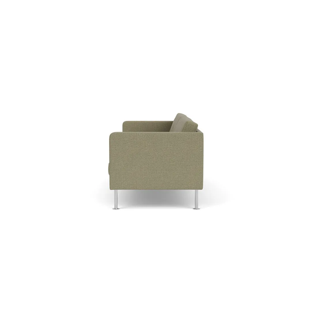 Unit10 L42 Firhøj - 3 pers. sofa - Stål - Green (58)- 3 Personers Sofa