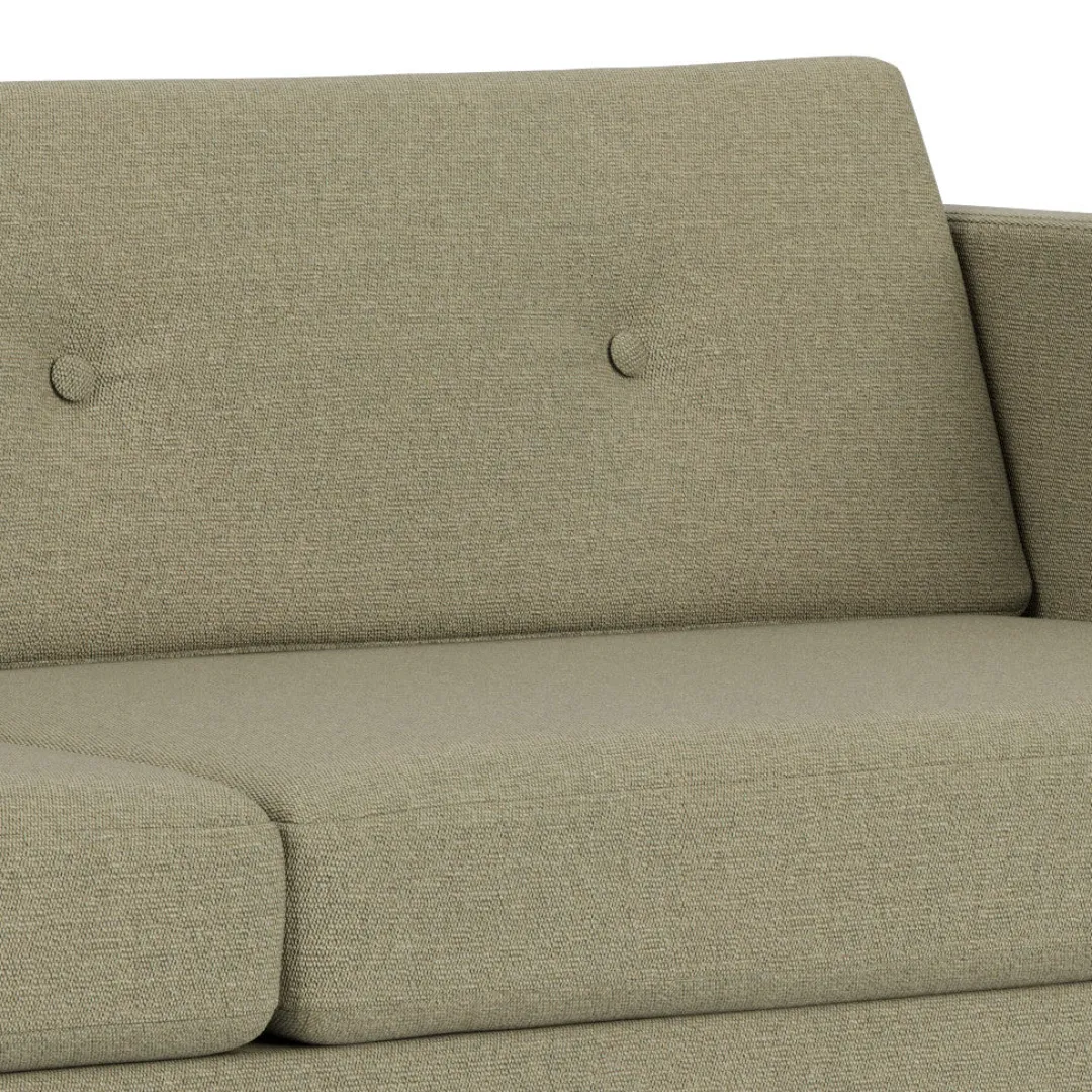 Unit10 L42 Firhøj - 3 pers. sofa - Stål - Green (58)- 3 Personers Sofa