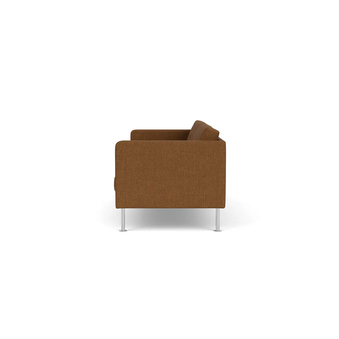 Unit10 L42 Firhøj - 2,5 pers. sofa - Stål - Brown (15)- 2,5 Personers Sofa