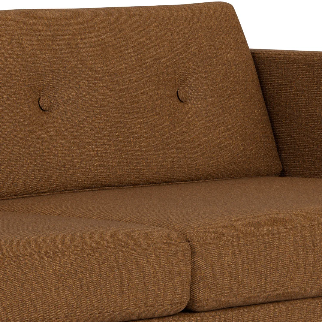 Unit10 L42 Firhøj - 2,5 pers. sofa - Stål - Brown (15)- 2,5 Personers Sofa