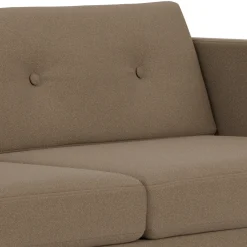 Unit10 L42 Firhøj - 2,5 pers. sofa - Stål - Taupe (61230)- 2,5 Personers Sofa