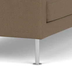 Unit10 L42 Firhøj - 2,5 pers. sofa - Stål - Taupe (61230)- 2,5 Personers Sofa