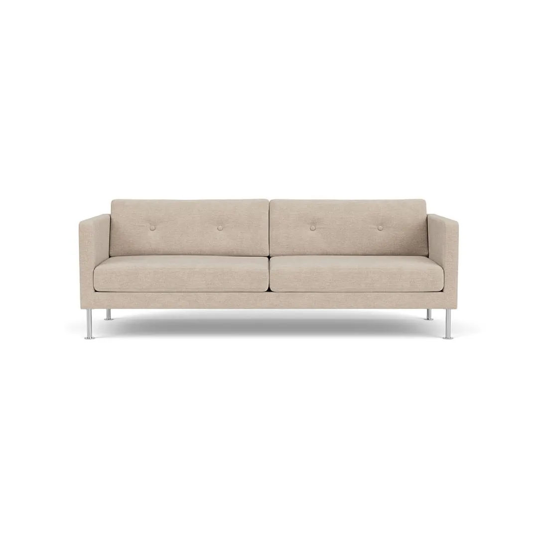 Unit10 L42 Firhøj - 3 pers. sofa - Stål - Beige (213)- 3 Personers Sofa