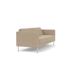 Unit10 L42 Firhøj - 2,5 pers. sofa - Stål - Beige (61252)- 2,5 Personers Sofa