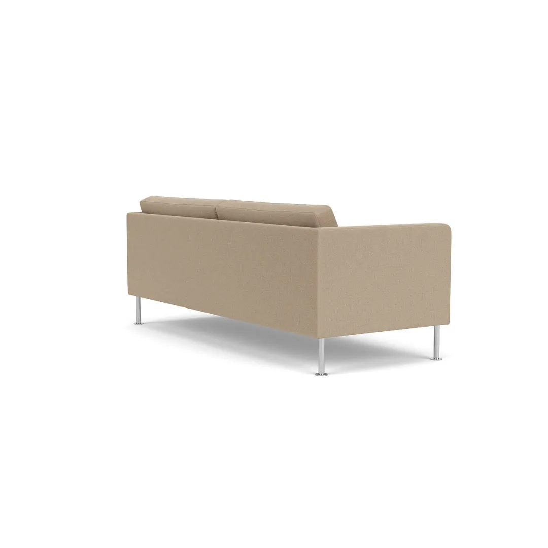 Unit10 L42 Firhøj - 2,5 pers. sofa - Stål - Beige (61252)- 2,5 Personers Sofa