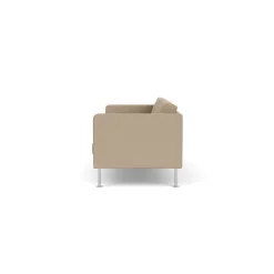 Unit10 L42 Firhøj - 2,5 pers. sofa - Stål - Beige (61252)- 2,5 Personers Sofa