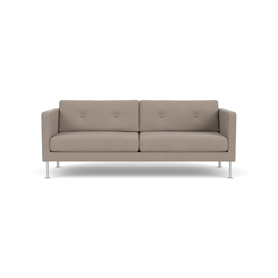 Unit10 L42 Firhøj - 2,5 pers. sofa - Stål - Stone (181)- 2,5 Personers Sofa