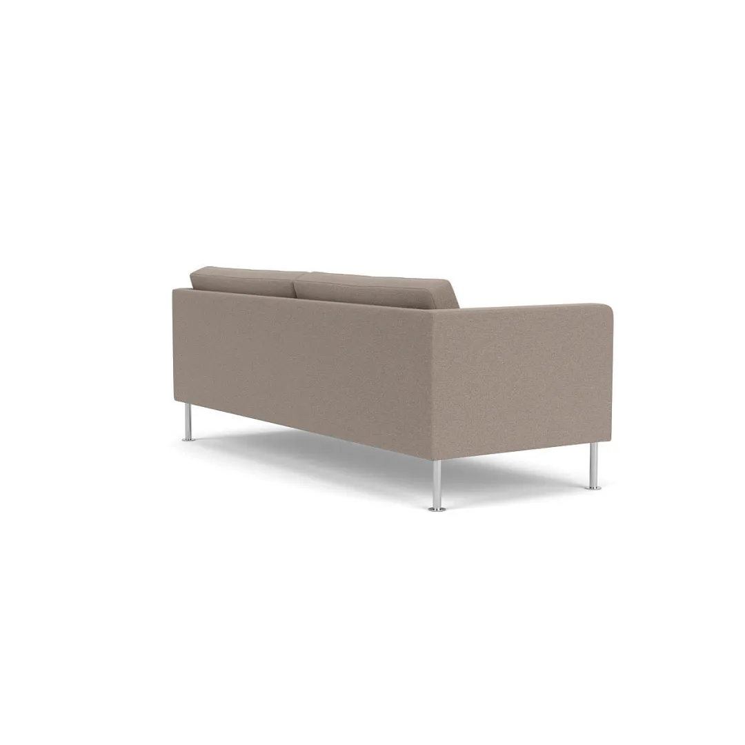 Unit10 L42 Firhøj - 2,5 pers. sofa - Stål - Stone (181)- 2,5 Personers Sofa